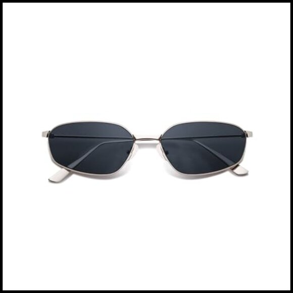 Hexagonal Sunglasses Y2K Retro Metal Frame UV Protection Lightweight Comfort main image 4